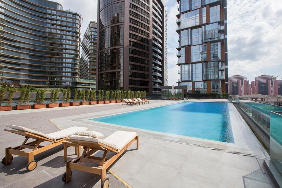 Residence Retro9 B-Blok Atakoey Apart 2 Rooms Wifi Pool Istanboel Buitenkant foto